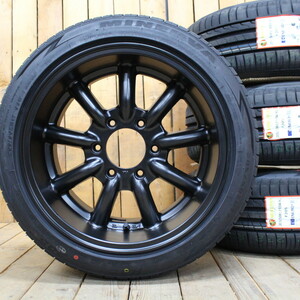 200系 ハイエース オーバーフェンダーサイズ 17インチ 8.5J+19 ファブレス MC-9 ワイド 205/55R17 新品 タイヤ ホイール 4本SET