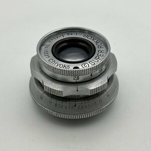 前期 絞り値窓あり Chiyoko SUPER ROKKOR 45mm f2.8 千代田光学 スーパーロッコール Minolta ミノルタ Leica ライカ Lマウント 梅鉢