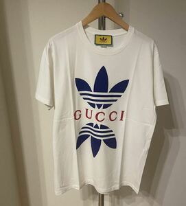 GUCCI×adidas Tシャツ　白　サイズM