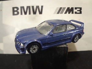 BMW M3 GTR E36 ブラーゴ　ミニカー　1/43 ※部分塗装仕上げですが汚れ傷が目立ち程度悪いです
