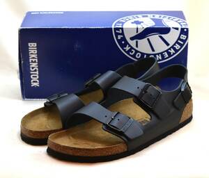 SALE!! BIRKENSTOCK ビルケンシュトック　MILANO 黒本革仕様　BLACK LEATHER　43　28cm相当　ドイツ製　未使用品