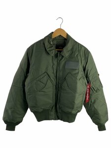 ALPHA INDUSTRIES◆ミリタリージャケット/S/ナイロン/GRN/TA0231-9021