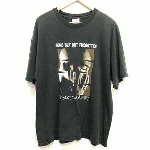 ビンテージ★2PAC Tシャツ トゥーパック Hanesタグ ラップT HIPHOP 古着 当時物 サイズXL ヴィンテージ 07