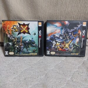 3DSソフト　モンスターハンタークロスとモンスターハンターダブルクロス　セット