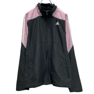 adidas ジャケット アディダス レディース M ピンク スポーツウェア フルジップ 古着卸 アメリカ仕入 a610-5139