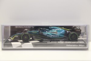 ミニチャンプス 1/43 アストンマーティン アラムコ コグニザント F1チーム AMR22 2022 シンガポールGP #5 S.ベッテル 417221705 //66 