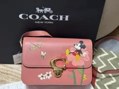 完売品COACHストゥディオ ショルダー バッグ ミッキーマウス