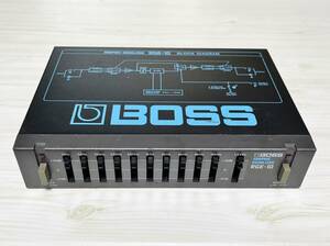 即決 BOSS RGE-10 グライコ graphic equalizer 日本製 EQ グレーパネル