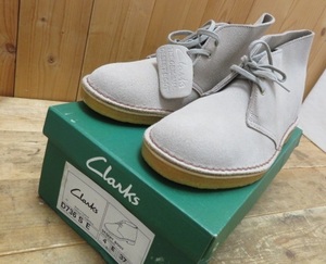 即決・未使用タグ付きデッドストック!・Clarks デザートブーツ Sand Suede 英国製/37E/クラークス DESERT BOOT スウェード・箱付き☆