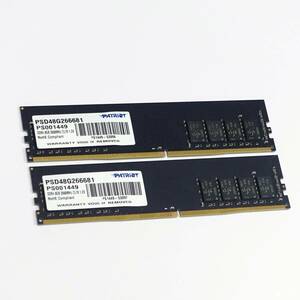 【送180円～】Patriot Memory DDR4 2666/PC4-21300 16GB 8GB x2 枚セット デスクトップ メモリ /3200 25600 8G 16G