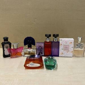 W322-5555 香水まとめ 10点セット ANNASUI4点/ETERNITY2点/ハッピーフォーメン1点/INSENS’E1点/LANCOME1点/JILKSTUART1点