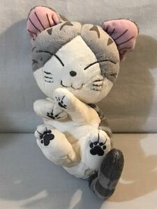 ぬいぐるみ　チーズ(眠り) 等身大ぬいぐるみ-ねこ、等身大になる。- 「チーズスイートホーム」中古美品 #y-7799