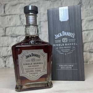 【YH-0266】未開栓 jack daniels ジャックダニエル シングルバレル 100プルーフ 50％ 700ml 箱付き ウイスキー