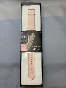 Apple Watch バンド　ハイブリッドレザー　ピンク　新品未使用