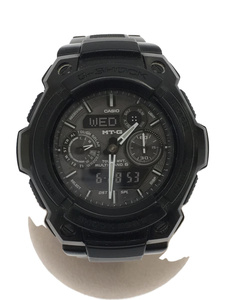 CASIO◆ソーラー腕時計・G-SHOCK/デジアナ/BLK/BLK