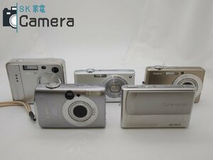 1円～ IXY DIGITAL 900IS + Cyber-shot DSC-T1 + EXILIM EX-Z500 + DMC-FX35 + FinePix F410 コンパクトデジタルカメラ ジャンク まとめ