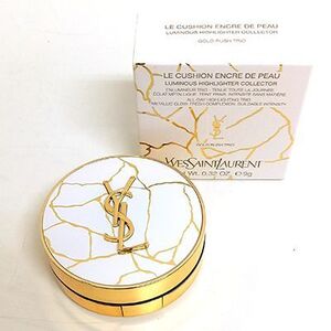 YSL/イヴ・サンローラン アンクル ド ポー ルクッション ゴールドラッシュ ハイライター 9g 限定品 チーク/フェースカラー