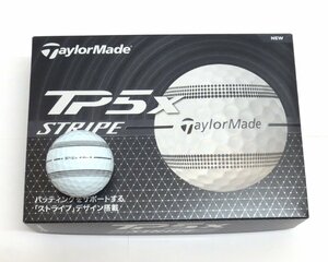 新品★テーラーメイド★TP5x STRIPE ストライプ ボール★5層構造 ツアーボール★2024★ホワイト★日本正規品★1箱★12球★1ダース