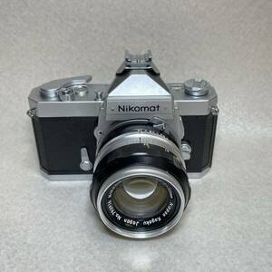 W3 1-16）Nikon ニコン NIKON Nikomat FT フィルムカメラ　ニコン NIKKOR-S Auto f=50mm 1:1.4　