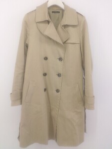 ◇ ◎ URBAN RESEARCH ROSSO 長袖 トレンチ コート サイズS ベージュ レディース P