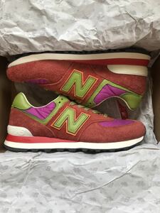 NEW BALANCE/ニューバランス ML574RAT×STRAY RATSストレイラッツスニーカー　パープル27cm