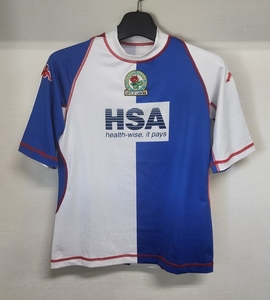 03-04 ブラックバーン・ローバーズ BLACKBURN Rovers(H)#19 ドワイト・ヨーク YORKE Kappa UEFA Cup仕様 S