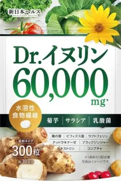 Dr.イヌリン 60,000mg イヌリン 水溶性食物繊維 菊芋 約30日分