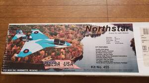 BALSA USA 製 North Star 水陸両用デルタ機　エンジン、サーボ付　バルサ組立キット 新品未組立品 