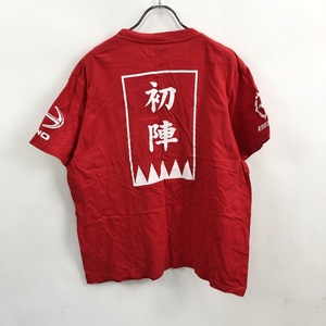 HINO 日野自動車 ラグビー部 日野レッドドルフィンズ 新選組 初陣 tシャツ M レッド 赤 限定アイテム