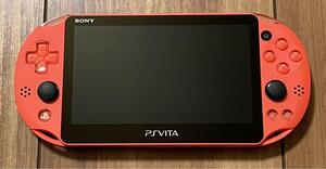 【動作確認済】 PlayStation Vita Wi-Fiモデル ネオン・オレンジ PCH-2000ZA24 / PSVita