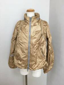 美品・素敵【adidas by stella McCartney アディダスバイステラマッカートニー】ランニング・ブルゾン☆ゴールド☆ヨガ定価￥35,000