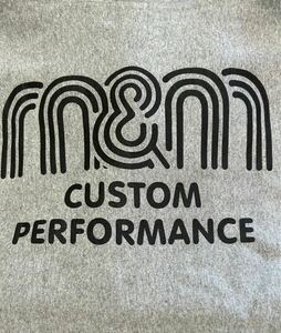 M&M CUSTOM PERFORMANCE プルオーバー パーカー グレー スウェット　L 古着