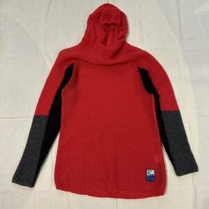 23AW 新品 Mountain Research マウンテンリサーチ Mohair Hoody モヘアセーター RED