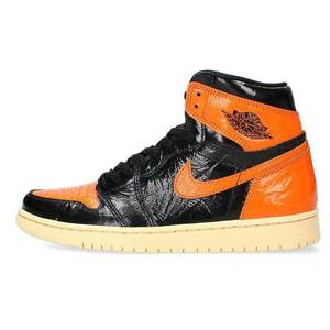 ナイキ スニーカー AIR JORDAN 1 RETRO HIGH OG SHATTERED BACKBOARD3.0 26.5cm エアジョーダン1シャッタードバックボード3.0 中古 HJ12