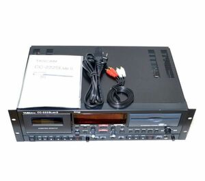 【取扱説明書付属/動作美品】TASCAM タスカム CC-222SL MKⅡ 業務用CDレコーダー RC-222 カセットデッキ CD カセット ダビング CC-222MKIV