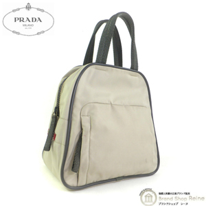 プラダ （PRADA） プラダスポーツ ナイロン ミニ トート ハンド バッグ 4VA029 ライトグレー（中古）