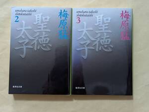 【即決・送料込】聖徳太子 2、3　集英社文庫2冊セット　梅原猛