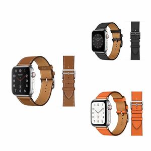 Apple Watchバンド　革　 アップルウォッチ バンド 革42/44/45/49mm 高品質　交換ベルト 3本セット　セール限定