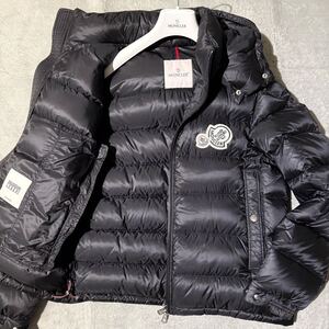 現行!L相当★MONCLER BRAMANT モンクレール ブラマント ダブル ワッペン ダウンジャケット ブルゾン Wジップ 着脱フード 2way メンズ 2 黒