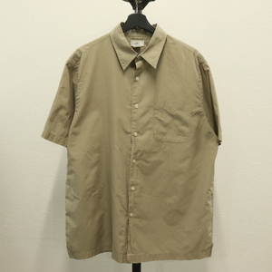 e693 2000年代製 DOCKERS ドッカーズ 半袖シャツ■00s 表記Lサイズ ベージュ チェック 古着 アメカジ ストリート 80s 70s 90s 00s 柄 激安