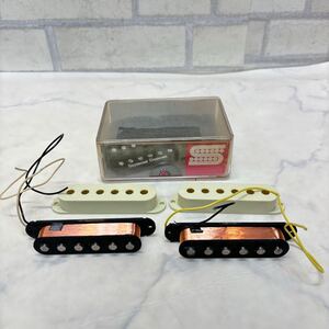 未使用 保管品 2点セット SEYMOUR DUNCAN ピックアップ セイモアダンカン SSL3 RwRp HOT STRAT MIDDLE RWRP ピックアップカバーつき