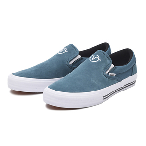 ☆VANS COMFORT SLIP-ON 青緑/黒 24.5cm バンズ コンフォート スリッポン V98CF FVL 