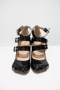 【USED】Vivienne Westwood / アニマルトゥ3ストラップシューズ UK4 黒 【中古】 I-24-06-26-062-sh-HD-ZI