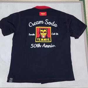 クリームソーダ　50周年記念限定ティミーボーリングシャツ　ピンクドラゴン　CREAM　SODA　