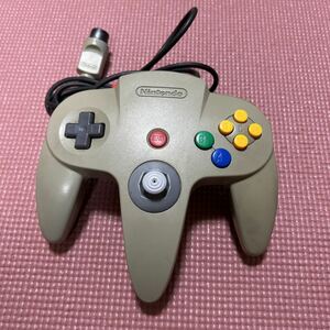 NINTENDO64 コントローラー ブロス　グレー　任天堂　純正品　動作確認済み　ロクヨン　②