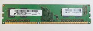 KN583 【現状品】 Micron デスクトップ用メモリ 2GB PC3-12800U-11-11-C1