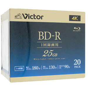 Victor製 ブルーレイディスク VBR130RP20J5 BD-R 6倍速 20枚 [管理:1000025297]