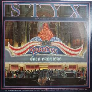 輸入LP盤 Styx　Paradise Theatre