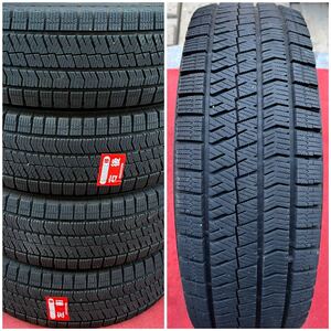 65%溝有。日本製。 BRIDGESTONE BLIZZAK VRX2 205/70R15 96Q スタッドレスタイヤのみ4本セット。キャミ CR-V フォレスター テリオス他等。