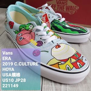 VANSバンズ■新品 21年 USA規格 廃版 限定品 ERA エラ C.CULTURE2019 カスタムカルチャー アジア代表 HOYA US10 JP28 定価7700 ヴァンズ